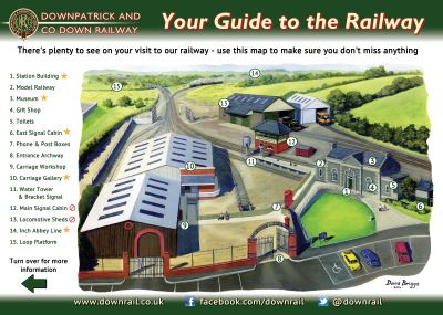A picture of our visitor map, previewing the PDF you can download.